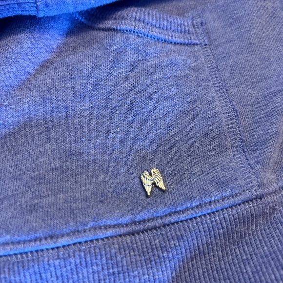 L Victoria’s Secret Vintage Y2K Angel VS Medium Zip Hoodie Purple White Large - Picture 8 of 10